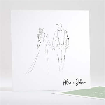 Save the Date Karte blühende schönheit