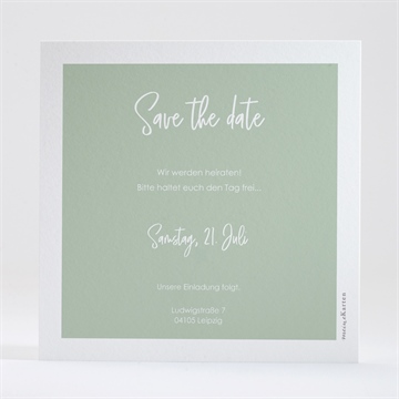 Save the Date Karte blühende schönheit - Vue 2