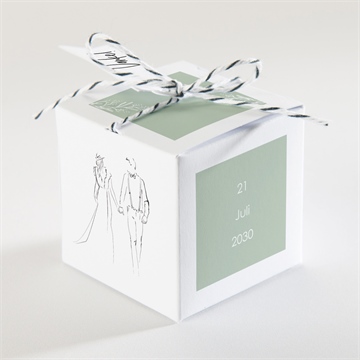 Geschenkbox Hochzeit blühende schönheit - Vue 2