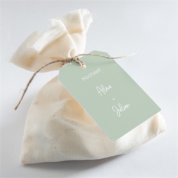 Geschenkanhänger Hochzeit blühende schönheit - Vue 2