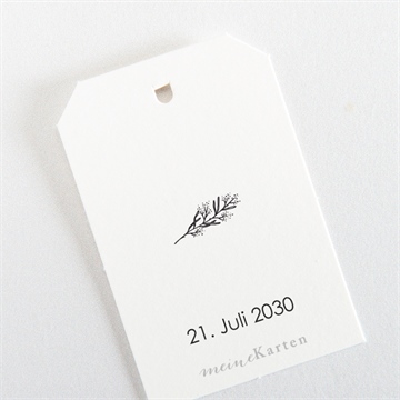 Geschenkanhänger Hochzeit blühende schönheit - vue 3