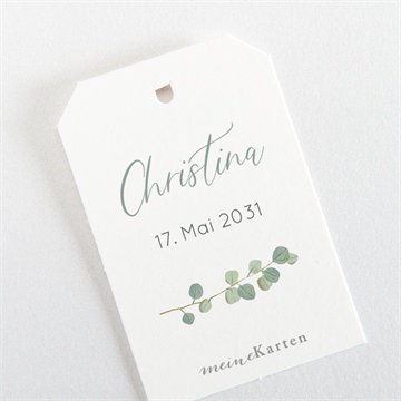 Geschenkanhänger Taufe graziös - vue 3