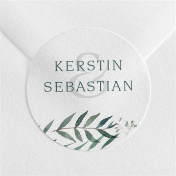 Aufkleber Hochzeit olivenzweig