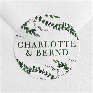 Aufkleber Hochzeit unter der weide