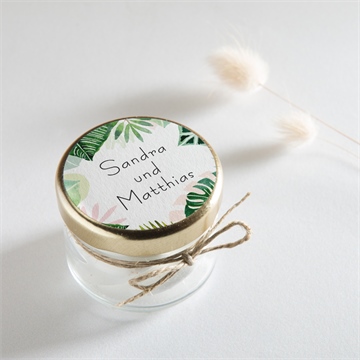 Aufkleber Hochzeit dschungel - Vue 2