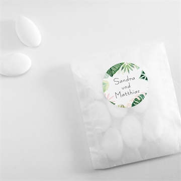 Aufkleber Hochzeit dschungel - vue 4