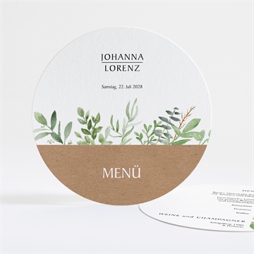 Menükarte Hochzeit ref. N321167