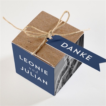 Geschenkbox Hochzeit einzigartige fingerabdrücke - vue 3