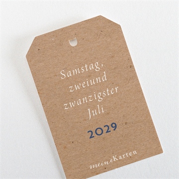 Geschenkanhänger Hochzeit einzigartige fingerabdrücke - vue 3