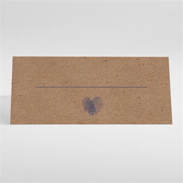 Tischkarte Hochzeit einzigartige fingerabdrücke - Vue 2