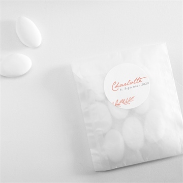 Sticker Geburt verkupferte blätter - Vue 4