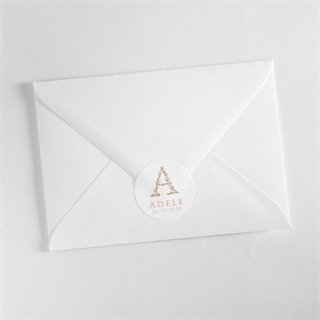 Sticker Geburt schöne initiale - Vue 3