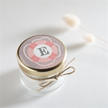 Aufkleber Taufe matrose in rosa - Vue 2