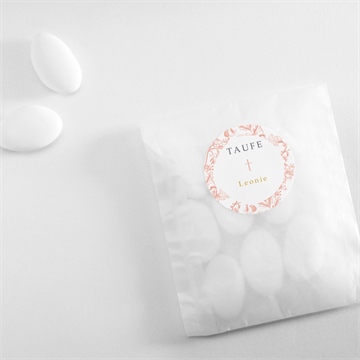 Aufkleber Taufe vintage natur - Vue 4