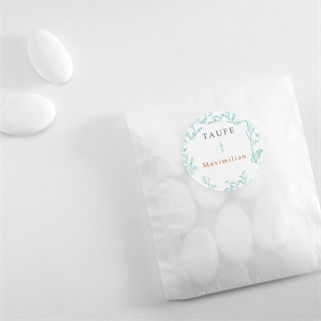 Aufkleber Taufe vintage vogel - Vue 4