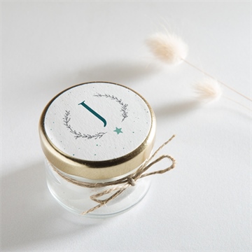 Aufkleber Taufe blätterranke - Vue 2