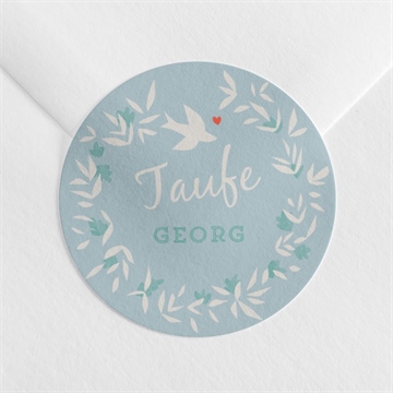 Aufkleber Taufe tauftaube