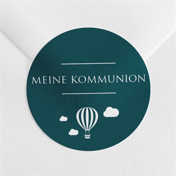 Aufkleber Kommunion schöne kleine symbole