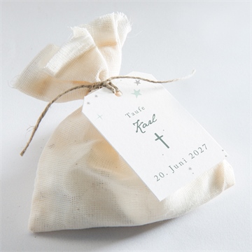 Geschenkanhänger Taufe grünes licht - Vue 2