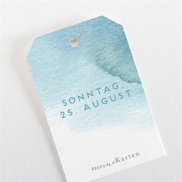 Geschenkanhänger Taufe wassertropfen - Vue 3