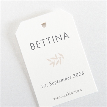 Geschenkanhänger Taufe goldene taube - Vue 3