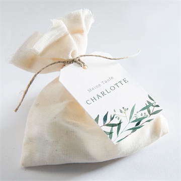 Geschenkanhänger Taufe pflanzenschmuck - Vue 2