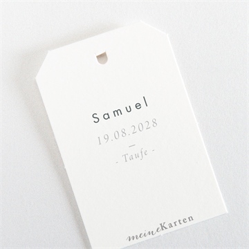 Geschenkanhänger Taufe schöne seele - Vue 3