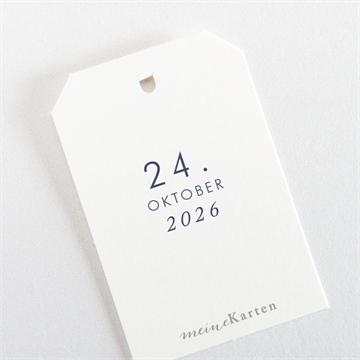 Geschenkanhänger Hochzeit blühender zweig - Vue 3