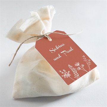 Geschenkanhänger Hochzeit herbstblüten - Vue 2