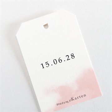 Geschenkanhänger Hochzeit schwarz und pastell - Vue 3