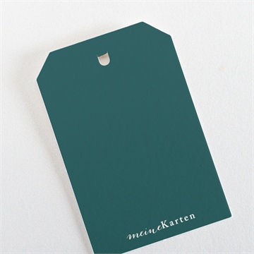 Geschenkanhänger Hochzeit klassisches monogramm - Vue 3