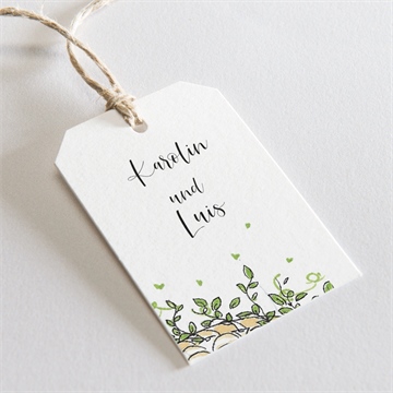 Geschenkanhänger Hochzeit landkunstliebe