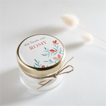 Aufkleber Taufe blumenfrische - Vue 2