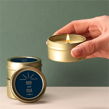 Kerze Hochzeit art déco - Vue 2