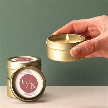 Kerze Hochzeit eleganz in rosa - Vue 2