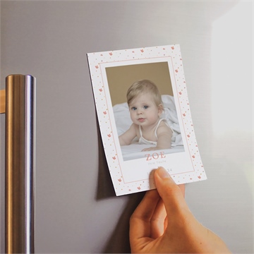 Einladung Taufe subtiles flechten - magnet - Vue 2