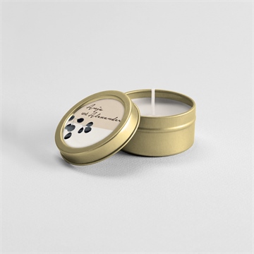 Kerze Hochzeit aquarell in schwarz - Vue 3