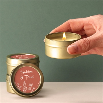 Kerze Hochzeit herbstblüten - Vue 2