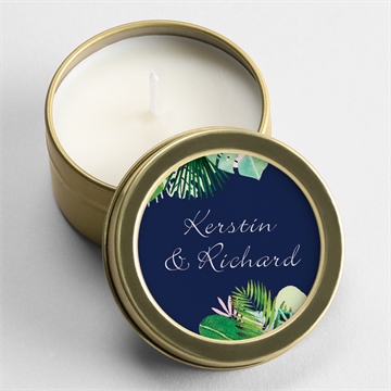 Kerze Hochzeit tropische wärme