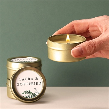 Kerze Hochzeit waldrand - Vue 2