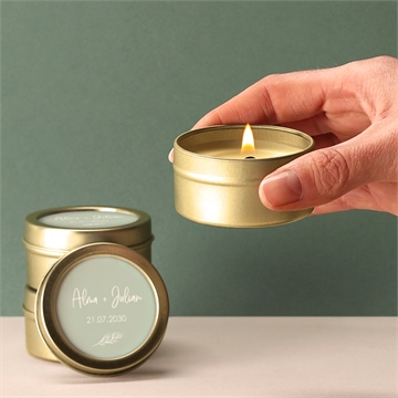 Kerze Hochzeit blühende schönheit - Vue 2