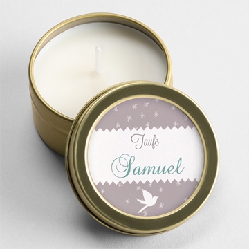 Kerze Taufe vogelgesang junge