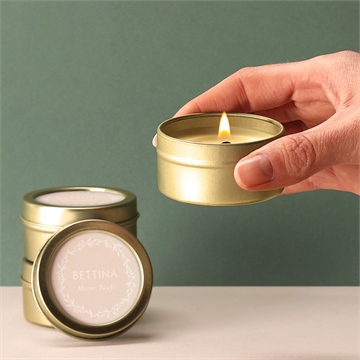 Kerze Taufe goldene taube - Vue 2