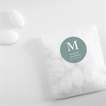 Aufkleber Taufe initial - Vue 4