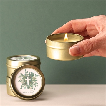 Kerze Taufe graziös - Vue 2