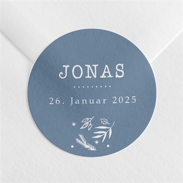 Sticker Geburt vier fotos