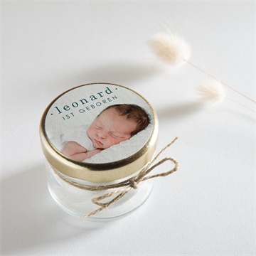 Sticker Geburt smaragd - Vue 2