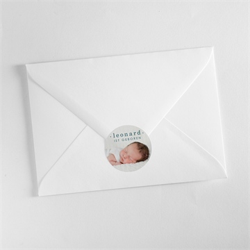 Sticker Geburt smaragd - Vue 3
