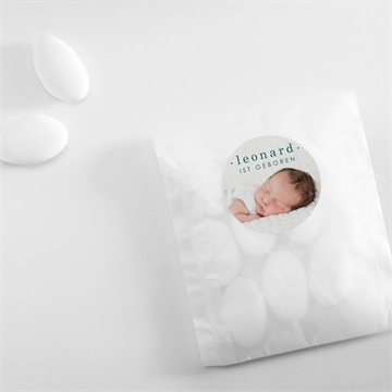 Sticker Geburt smaragd - Vue 4