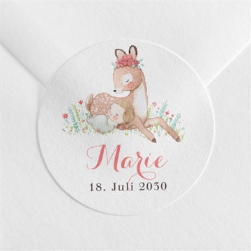 Sticker Geburt rehkitz